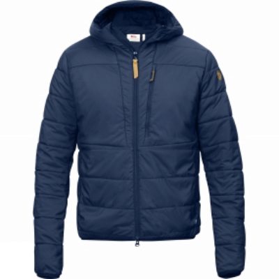 Fjallraven Mens Keb Padded Hoodie Blueberry